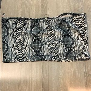 Tube top snakeskin